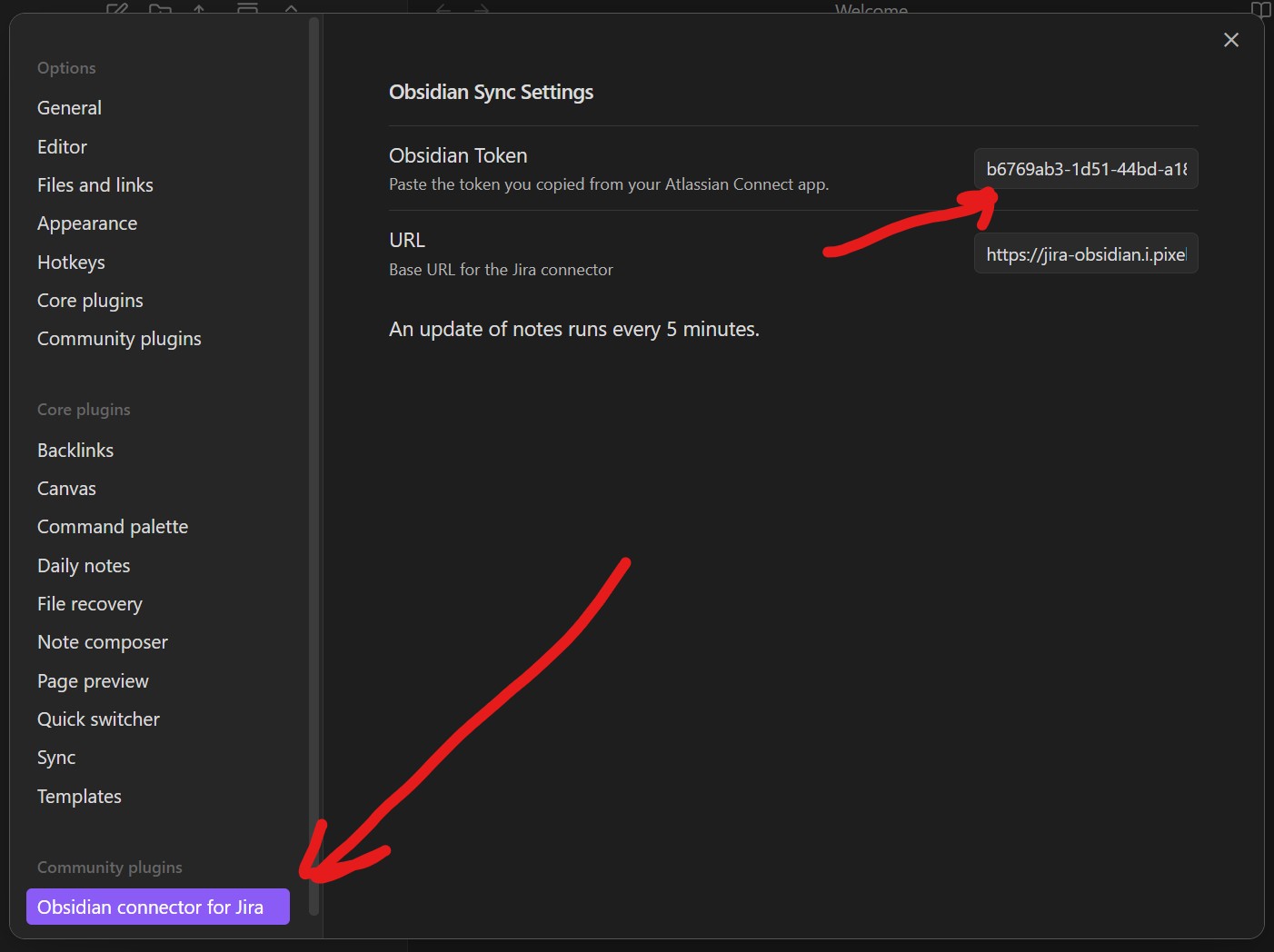 Configure Token
